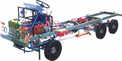 斯太爾越野戰(zhàn)車透明教學模型