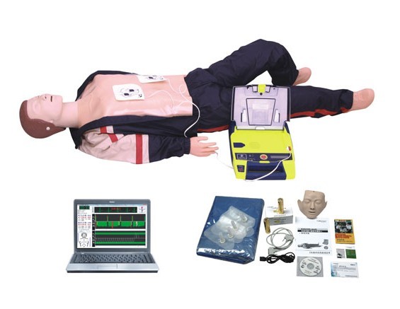 電腦高級心肺復(fù)蘇、AED除顫儀模擬人（計算機控制，二合一）