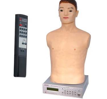 數(shù)字遙控式電腦胸部心肺聽診模擬人