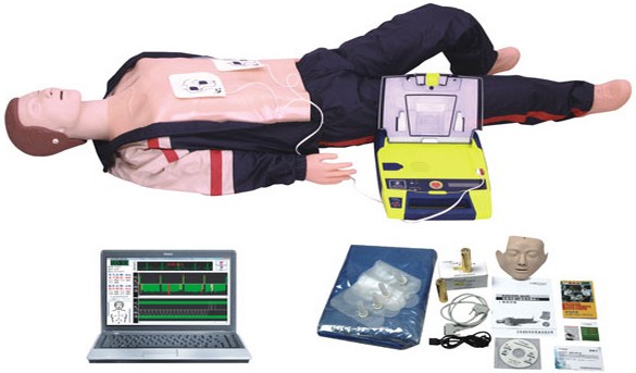 電腦高級(jí)心肺復(fù)蘇、AED除顫儀模擬人（計(jì)算機(jī)控制，二合一）